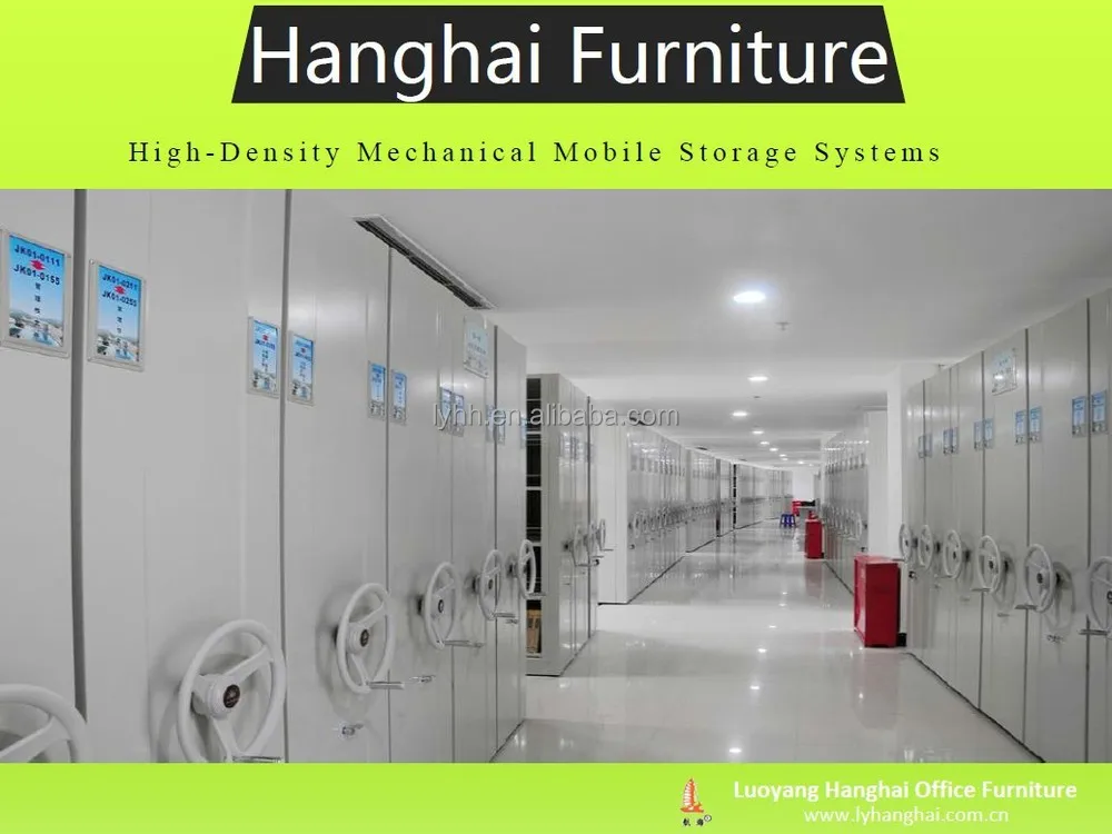 Kardex Large Filing Cabinets Storage Shelf Bank Office Furniture Industrial High Density Steel System Mobile Shelving