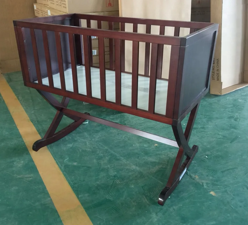 
Cradle/ Wooden swinging baby crib/rocking crib 