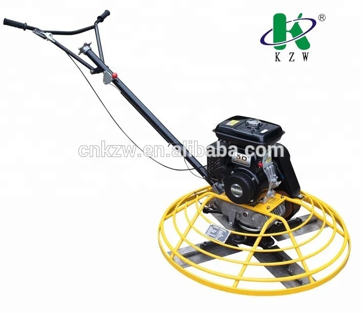 walk behind gasoline electric power helicopter edging finishing float machine