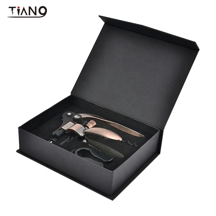 
Wholesale Amazon Copper Rabbit Wine Corkscrew Bottle Opener Set Wine Opener Set Rabbit Bronze Corkscrew Gift Set 