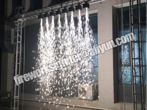 sparkular fall make waterfall effect stage sparkler fall fireworks machine for wedding show bar