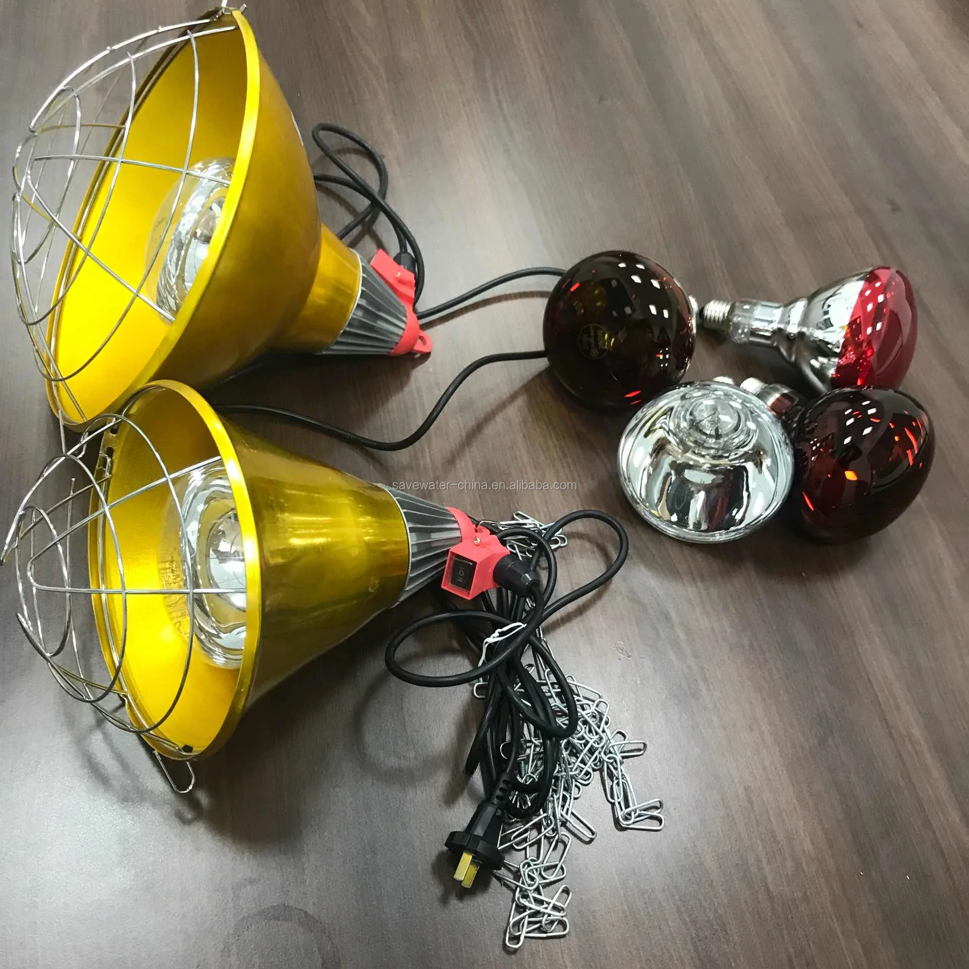 175W, 100W- 375W Energy Efficient electric Infrared Heating Lamp for pig poultry livestock farm heaters