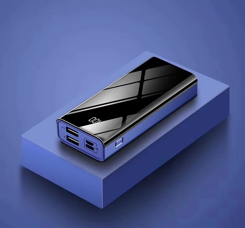 2019 New Arrivals Digital Led Logo 10000Mah Portable Small Power Bank