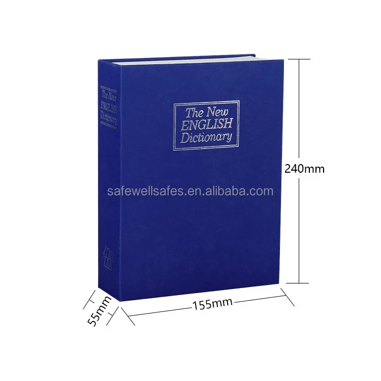 Safewell RW802B скрытый словарь Книга Сейф со встроенным замком ключа