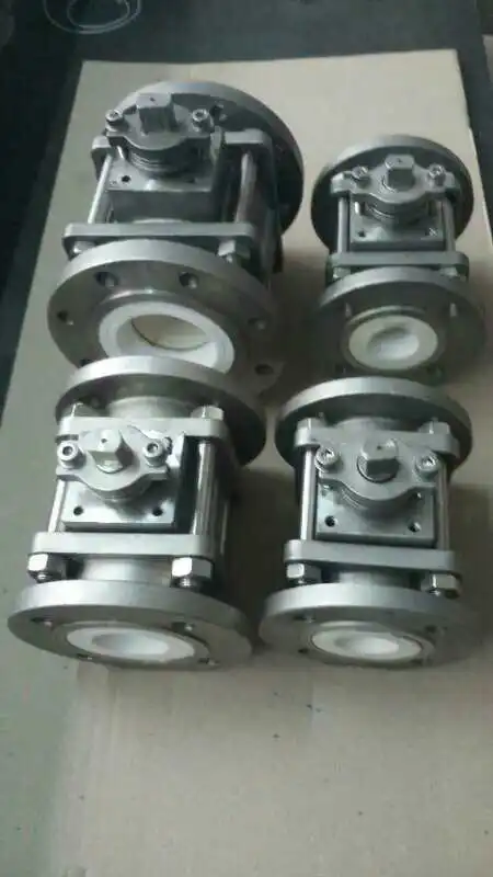 
Fully lined ceramic ball valve for different sizes 