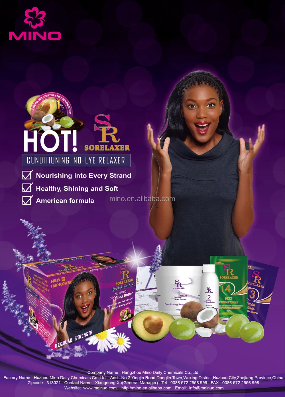 High Quality Hair Relaxer Indian Hair Relaxer Regular and super African home and salon using long lasting