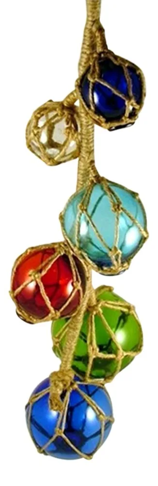 Fishing Float Ornament blue glass ball