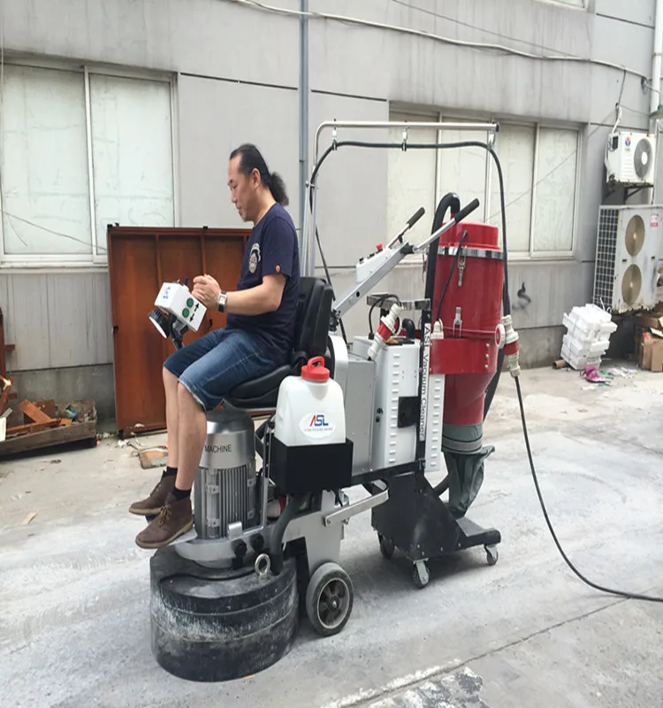 Concrete Floor Grinder with Planetary Disc ASL-RT-3* Remote & Ride -on Floor Grinding Machine