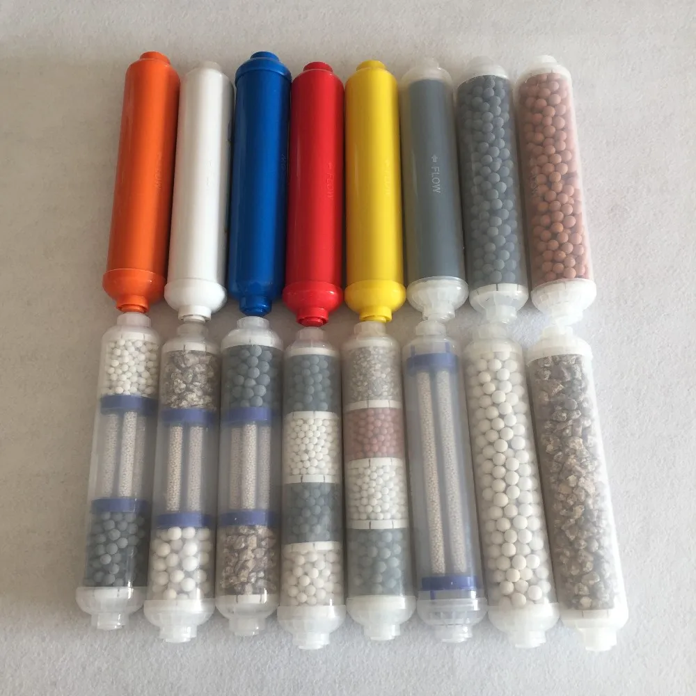water filter cartridge T33  different materials