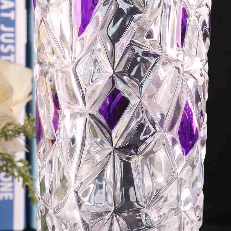 Modern K9 Crystal Glass Flower Vase For Decoration