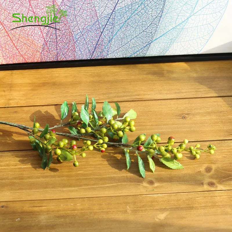 Hot seller artificial berry stems foam christmas fruit branch for holiday