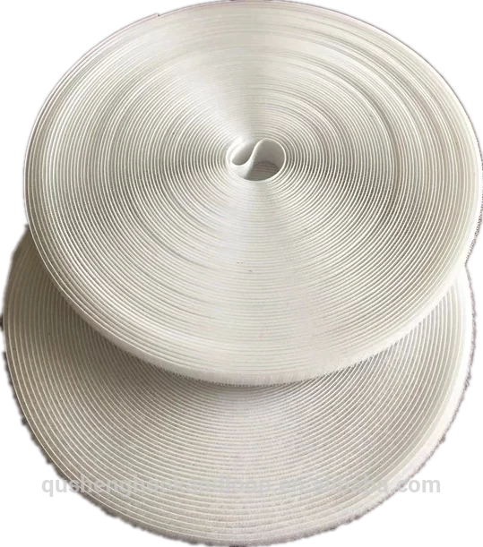 ready to ship 80% nylon 20% polyester black and white 50MM A-  hook and loop fastener hook and loop tape