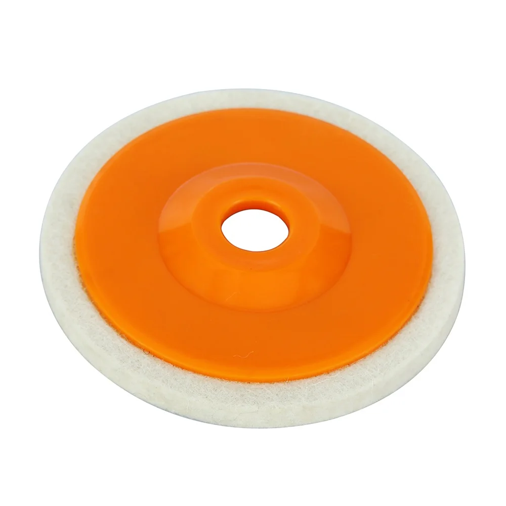 4 - inch Wool Disc  angular felt wheel felt disc wool wheel  for polishing glass,stone,jewelry,wood,metal