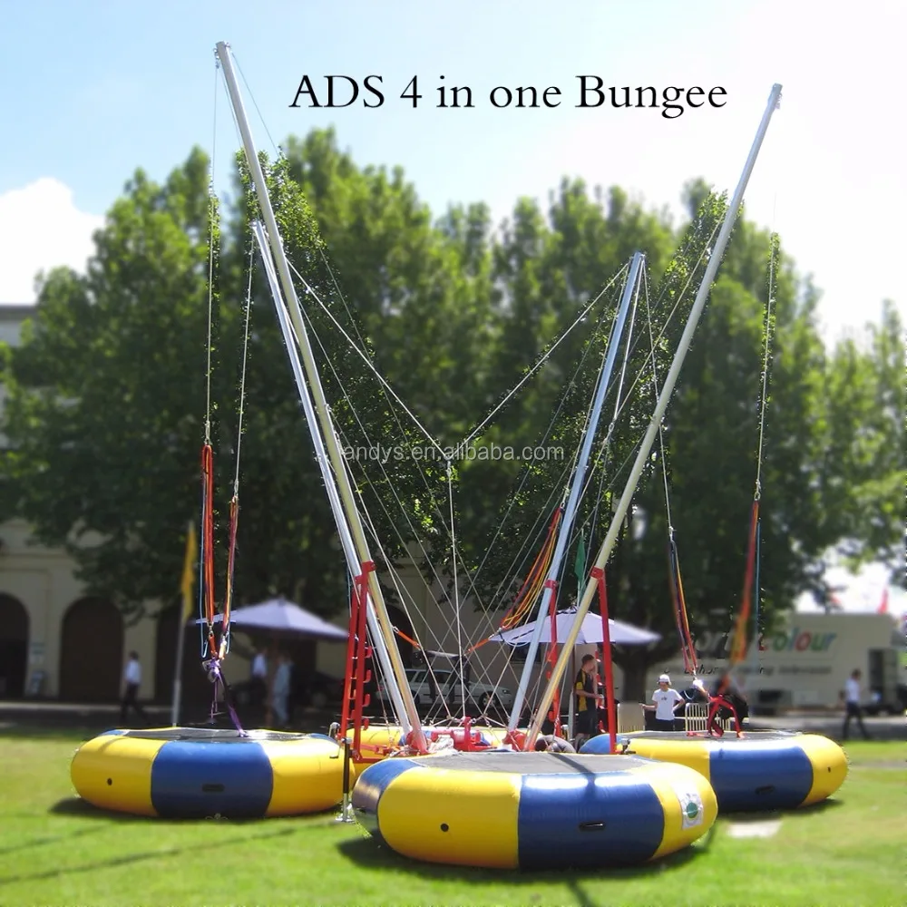 4 in one Mobile bungee trampoline for adults and kids quality guaranteed