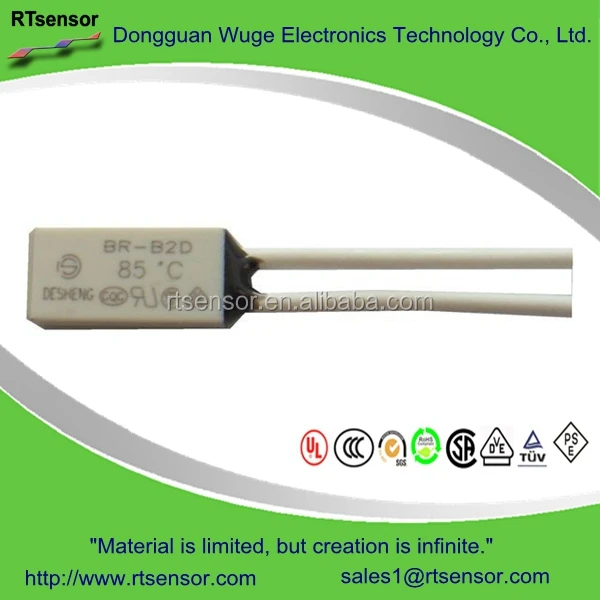 BR-B5D Manual Reset Automatical Reset Bimetal Thermal Protector For Overheat Protection