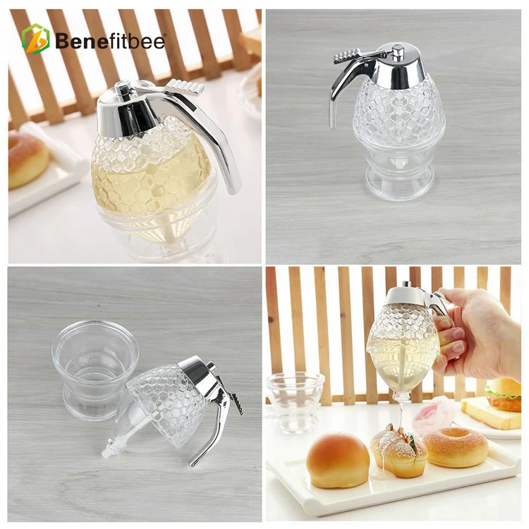Non Drip Honey And Syrup Dispenser Breakfast Honey Dispenser
