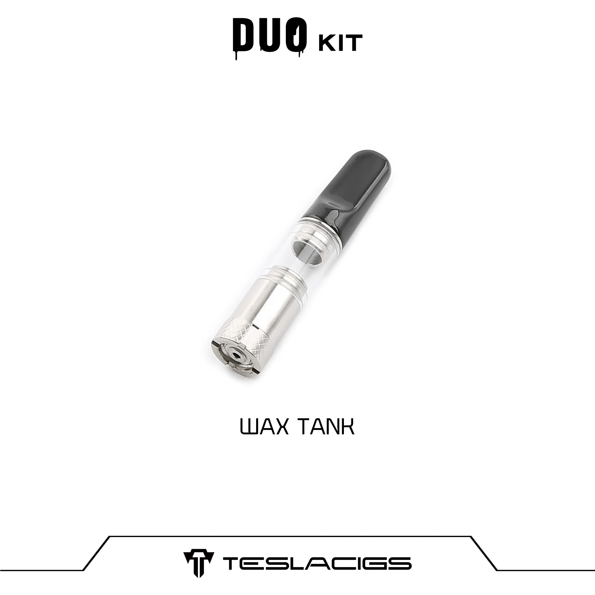 Tesla Original Factory Supply CBD Oil Cartridge Mini DUO for 2 in 1 Vaporizer