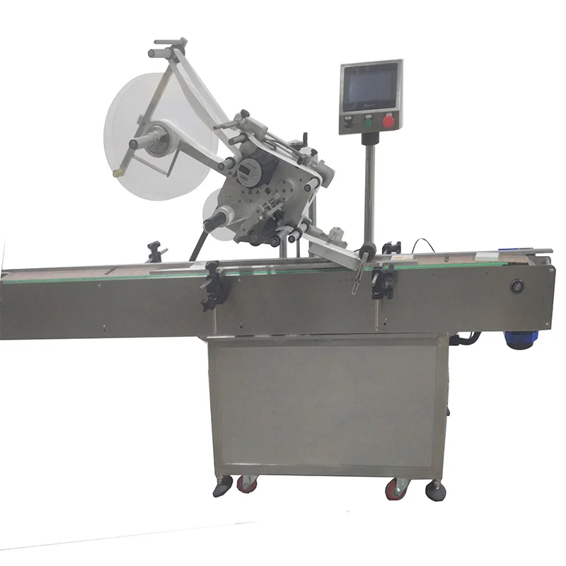 YM210 auto label applicator flat surface plane labeling machine for box carton
