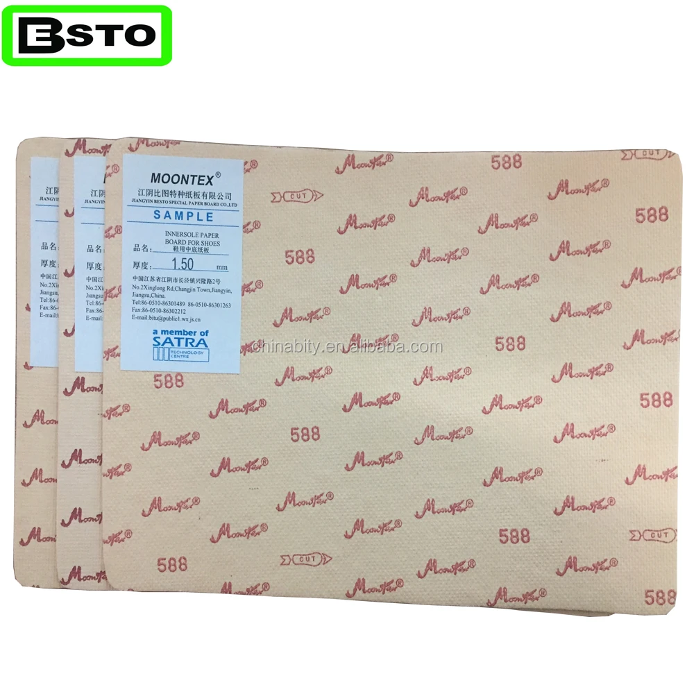 1.5mm cellulose insole board sheet