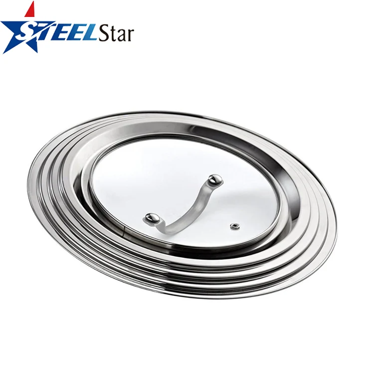 Manufacturing Stainless Steel combined universal pot lid