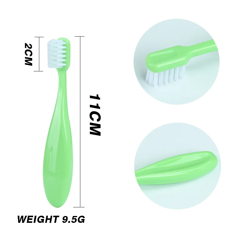 
Baby Toothbrush finger training soft bristles cute design Kids Toothbrush for 2-6 year old 