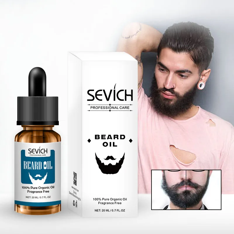 Natural Organic Beard Growth Oil For Men Beard Balm private label organic kit