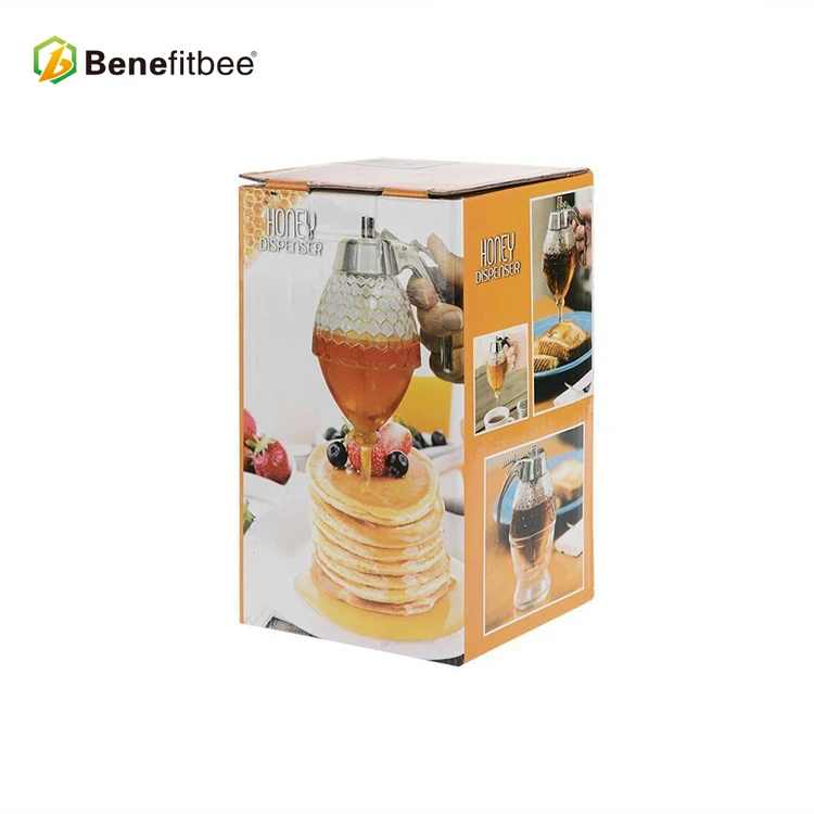 Non Drip Honey And Syrup Dispenser Breakfast Honey Dispenser