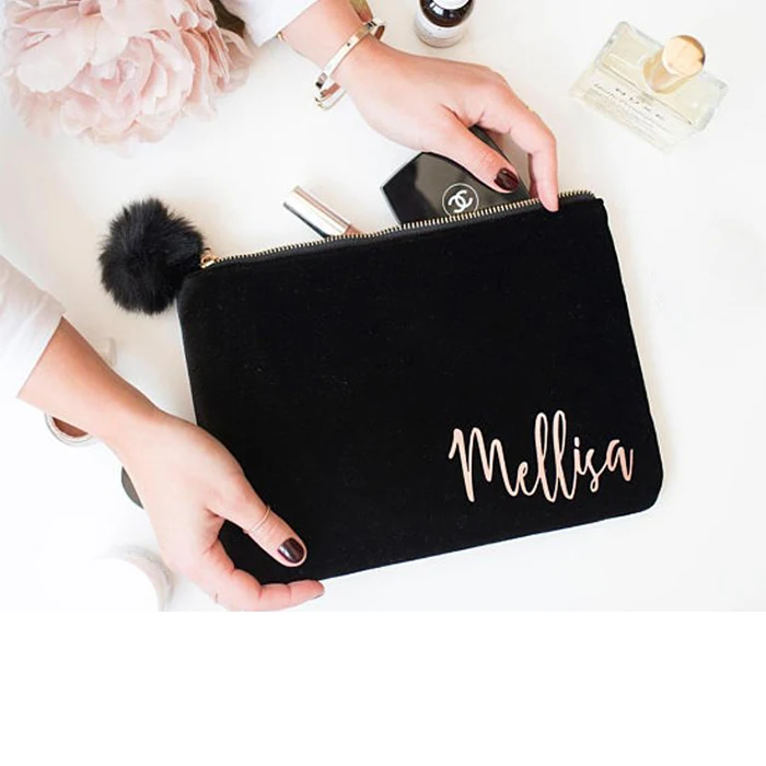 Хорошая рекламная бархатная косметичка