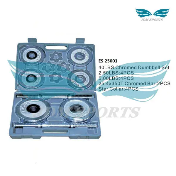 Высокое качество оборудования тренажерного Хромированный Набор Гантелей