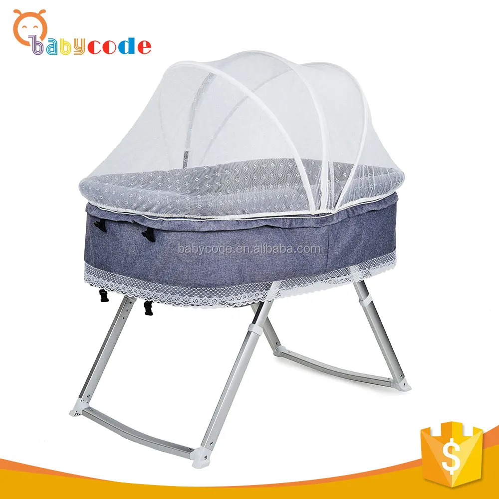 OEM фабрики Китая Складной качели кроватка с москитной сеткой