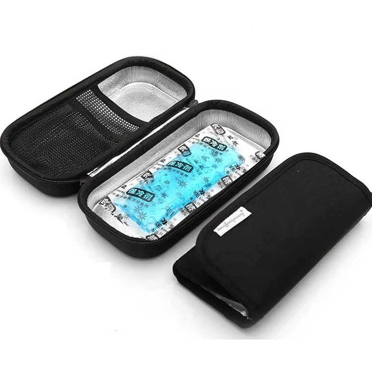 New Style Portable Insulin Travel Carrying Case & Insulin Storage Cooler Eva Bag And Box