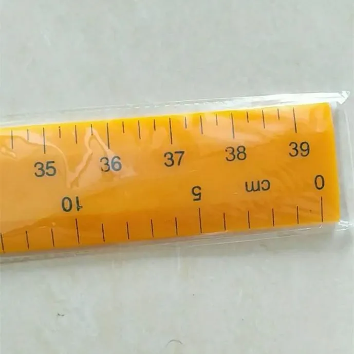 OEM Plastic School Rulers Straight Scribing Cutting 100cm/1 Meter/39inches One Side 5000pcs 5000pcs One Side Measuring Tools