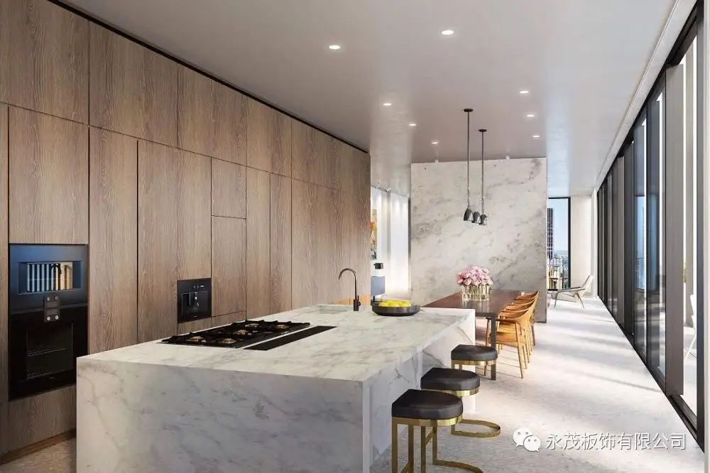 
kitchen cabinet double side melamine laminated waterproof plywood 