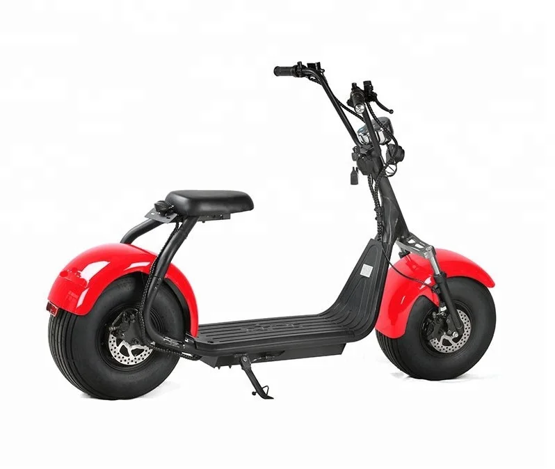 EEC APPROVED city coco 1500w electric scooter/citycoco bike with double removable battery and two seat for 2 passengers