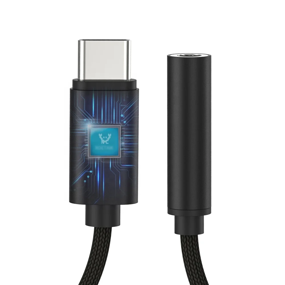 Alibaba Оптовая продажа цифровой DAC аудио кабель высокого разрешения чип USB-C Тип c до 3,5 мм адаптер для ипэур pro Google Pixel