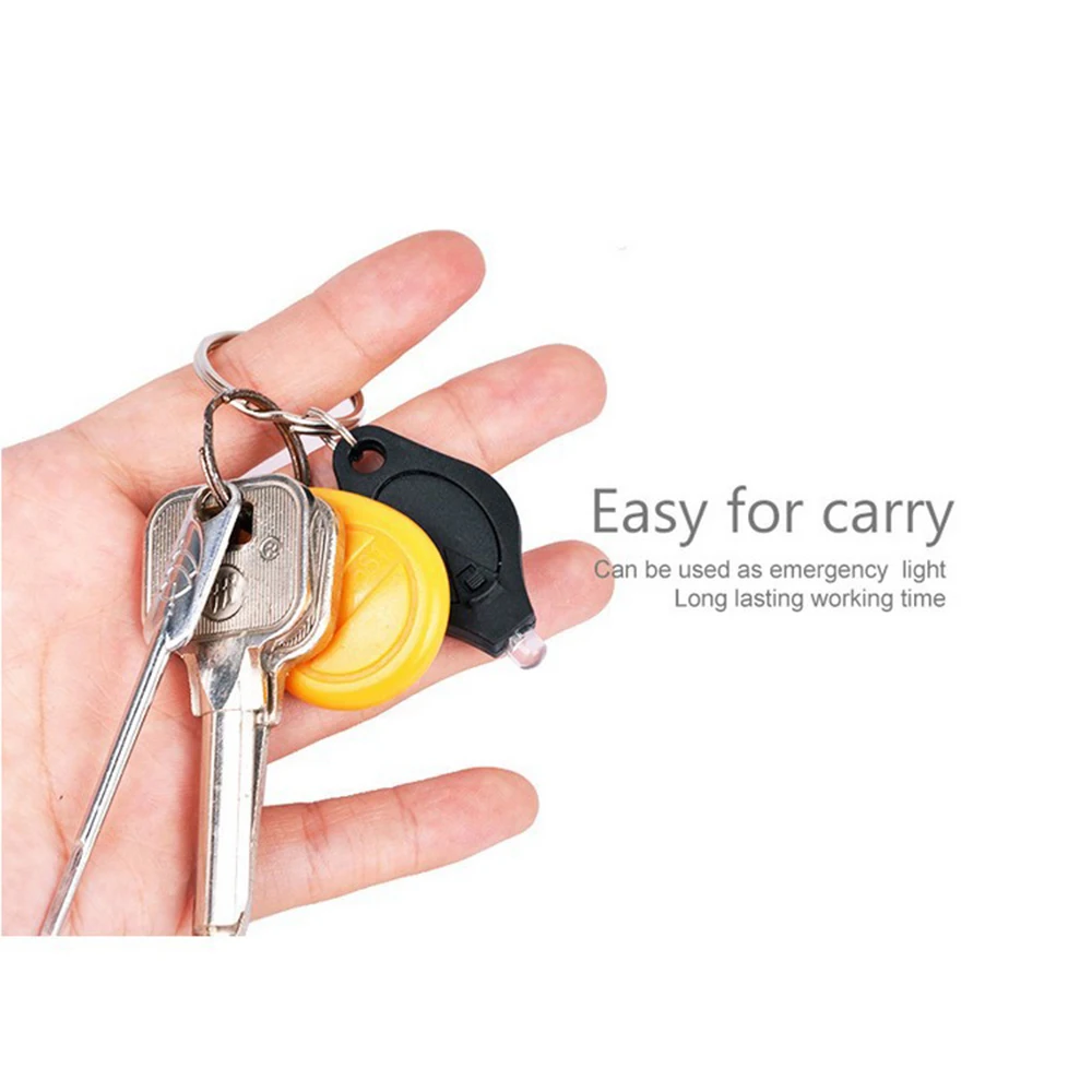 Super Brightness Smallest Mini Micro Light Led Keychain Flashlight