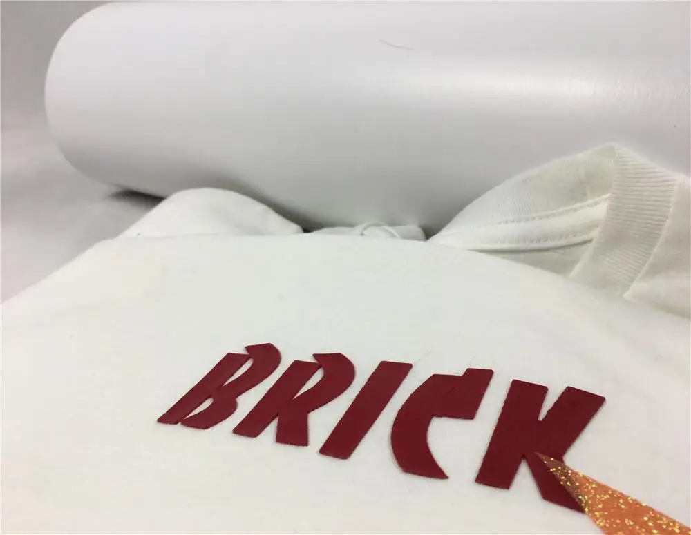 50cm*5m 1mm thickness brick rubber heat heat press 3D vinyl