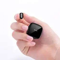 DIVI Mini Wireless Earphone Hidden Invisible Luxury Single Wireless Earphone With Charging Case