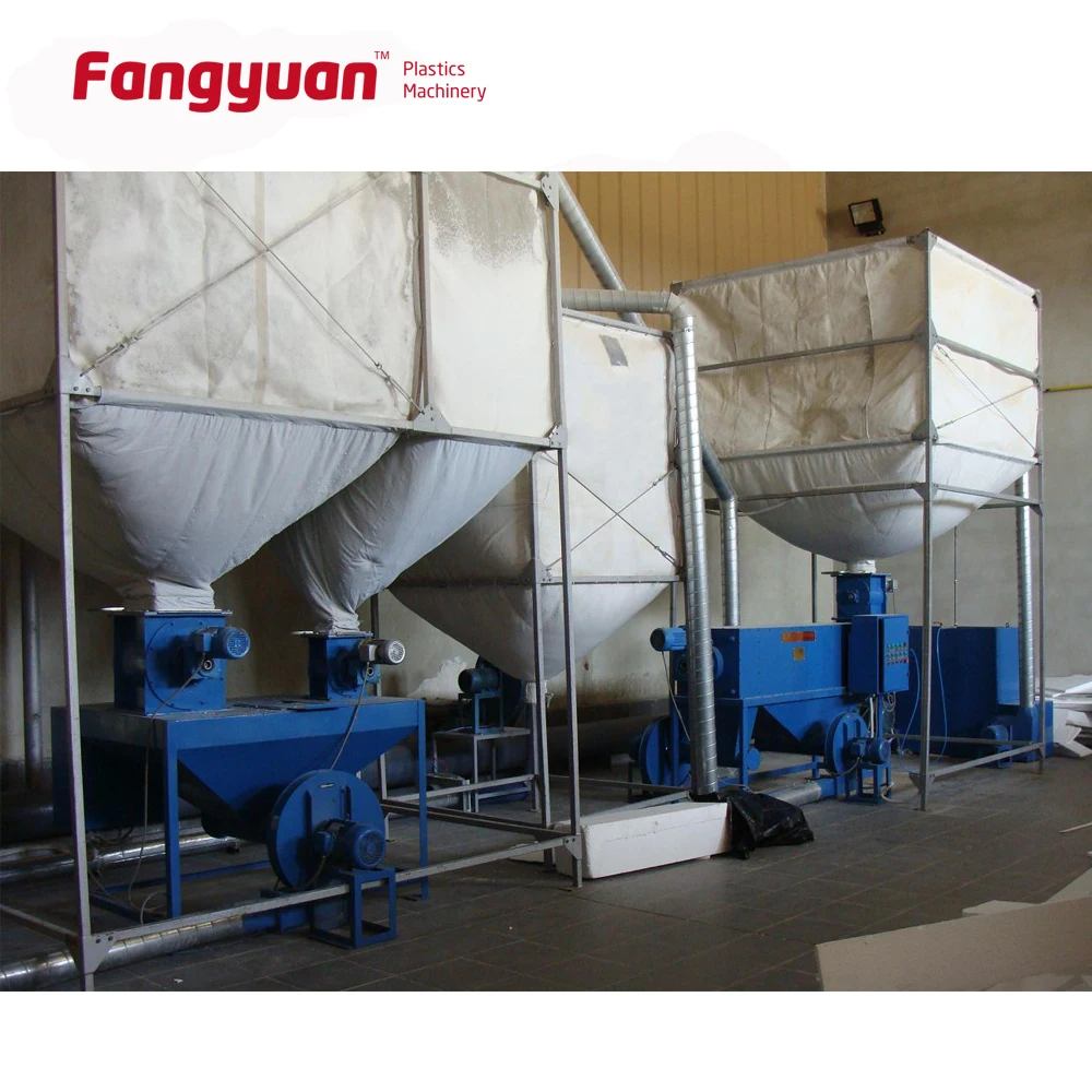 EPS polystyrene recycling machine