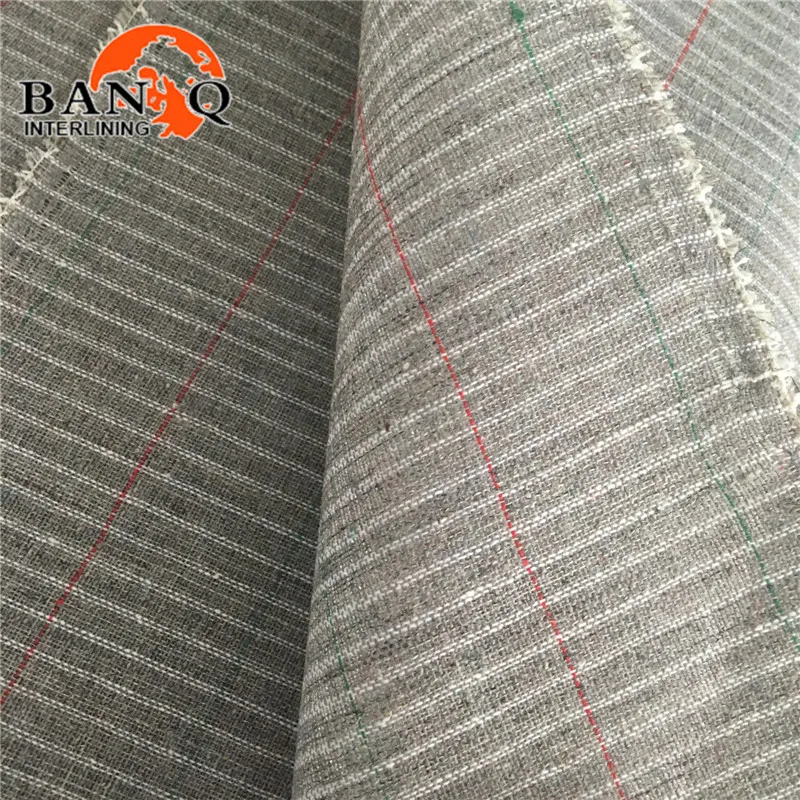 horse hair interlining woven fusible interlining 9206 for suit