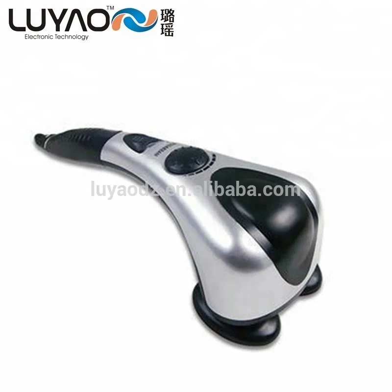 Powerful dual head handy body massager deep tissue percussion handheld massager LY-614A