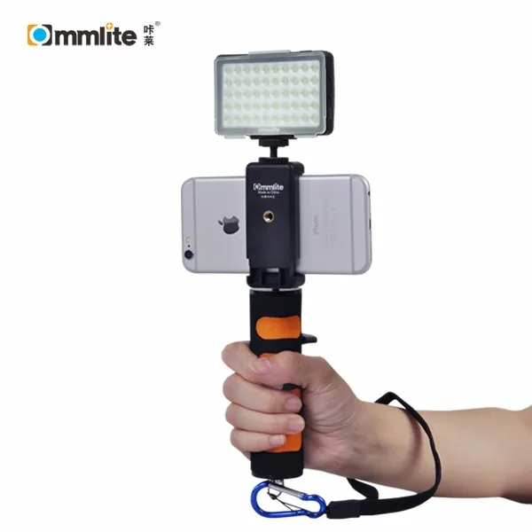 Commlite 50 bulbs CoMiray Multi-functional Mini selfi-portrait LED Video Light for Cellphone,for DSLR Cameras,for Gopro