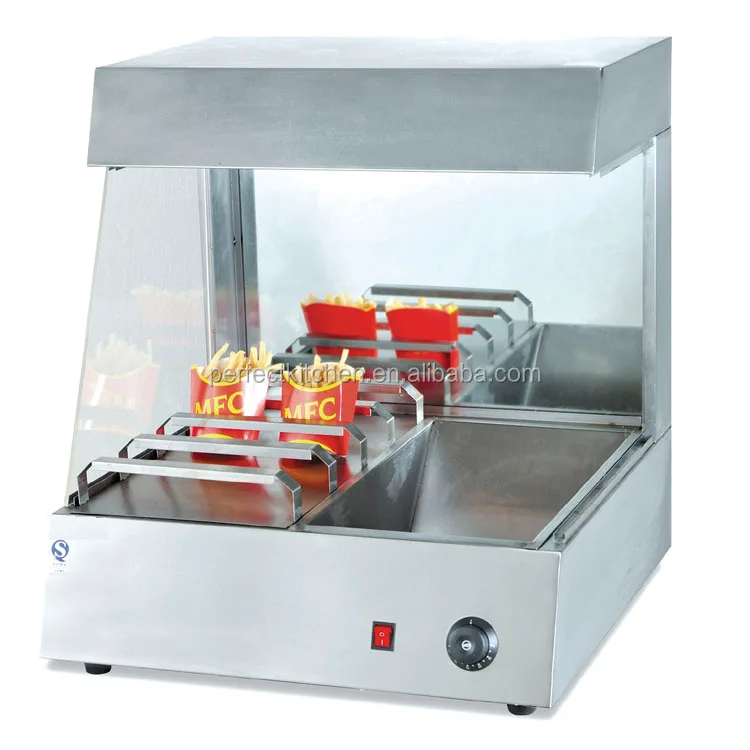 Hot Sales KFC EQuipment Stainless Steel Chips Warmer Station