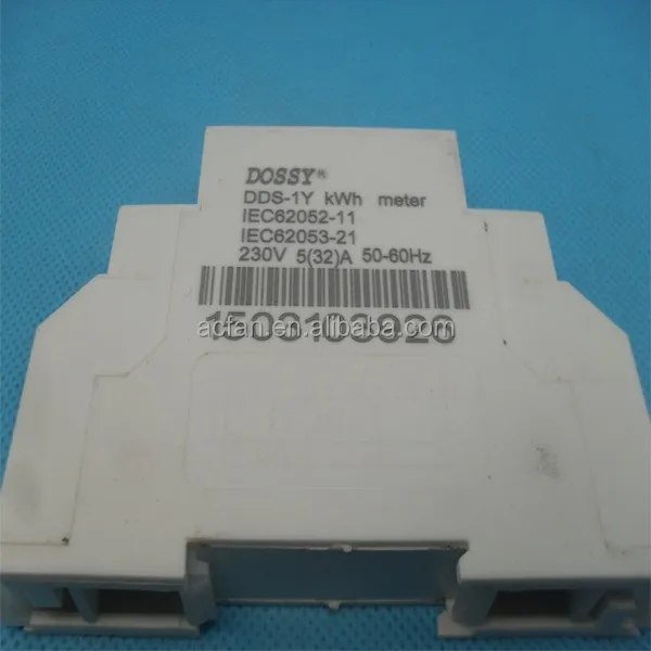 Single phase din rail digital kWh meter