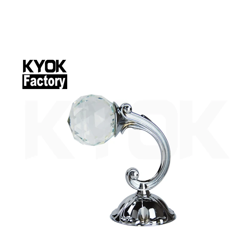 KYOK superior quality curtain walls accessories shower curtain hooks ,luxurious curtain tiebacks hook