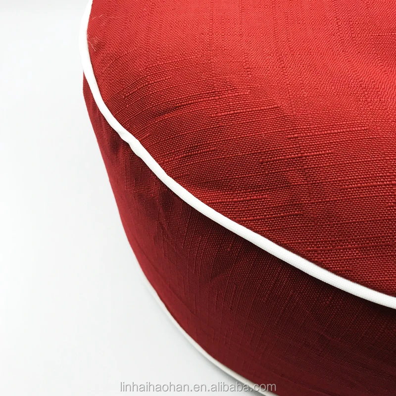 Printed color customized support adjustable inflatable ottoman