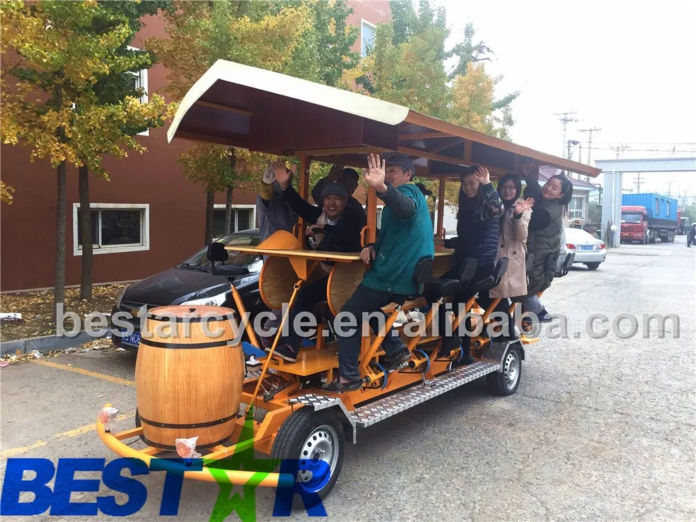 Партия pedaler партии цикла бар цикл паб Велоспорт пиво велосипед River Island пляж туры пива на колесах barcycle