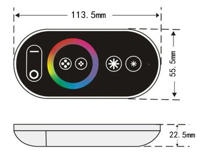 
High Quality16W RGB LED Fiber Optic Star Ceiling Light Engine with Touch Remote 