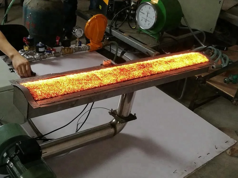 high heat output metal fiber infrared gas burner