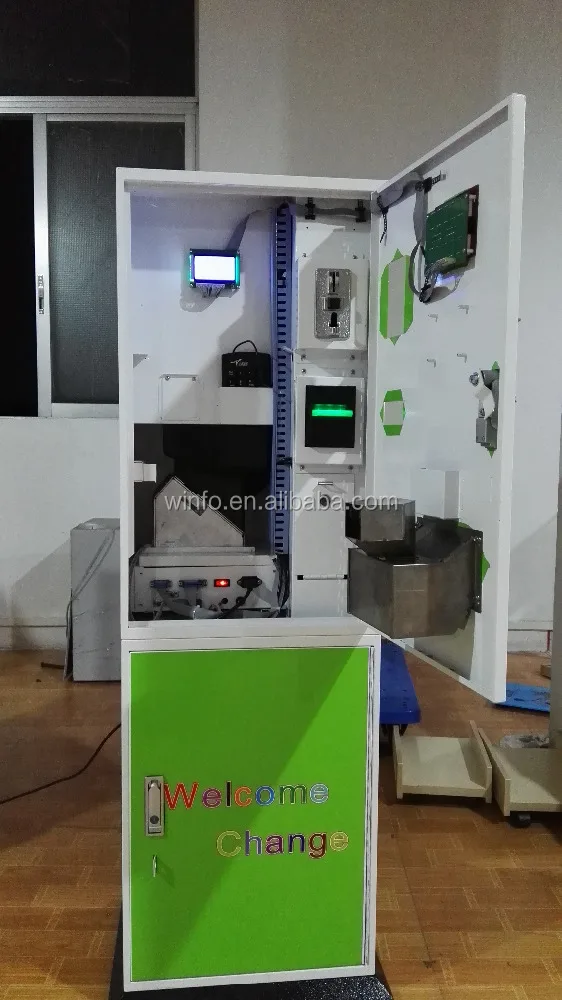 Coin selector bill acceptor vending machine